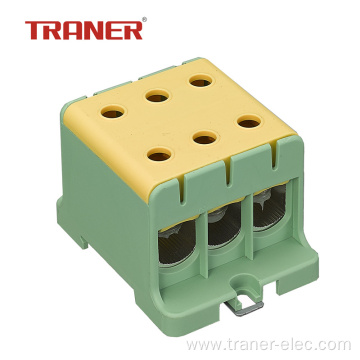 3 ways Yellow/Green Universal Terminal Block 95mm2